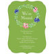 Green Floral Wreath Moving Announcements Image 3 of 6